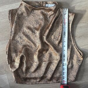 Sincerely Jules leopard  Crop Top